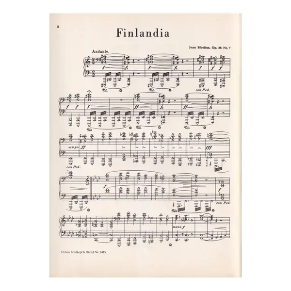 Finlandia - Op. 26 N. 7
