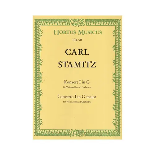 Concerto I In G major for violoncello and orchestra