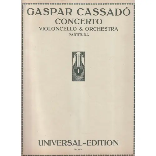 Concerto para violoncello e orquestra  em re  menor - grade (Edição Antiga)