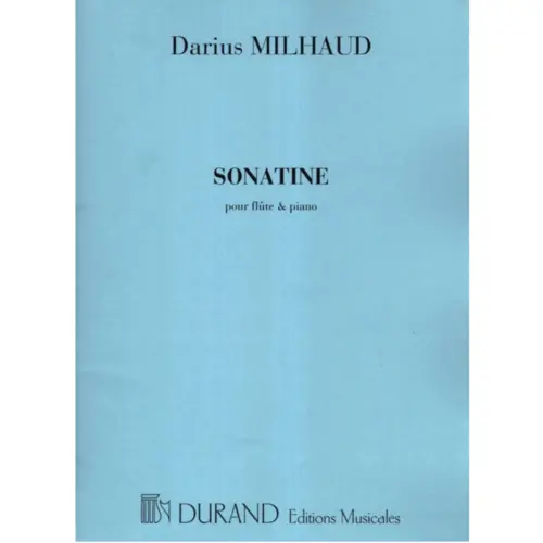Sonatine Pour Flûte Et Piano