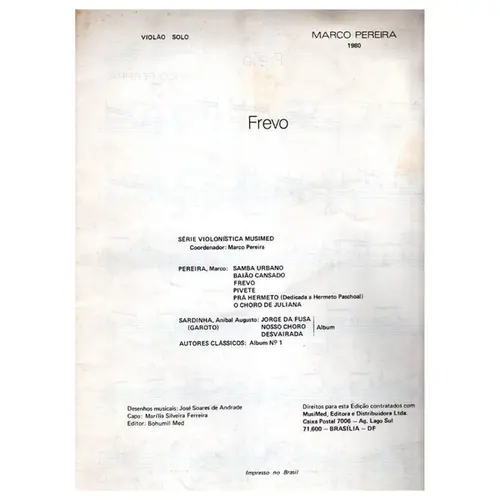 Frevo para violão solo