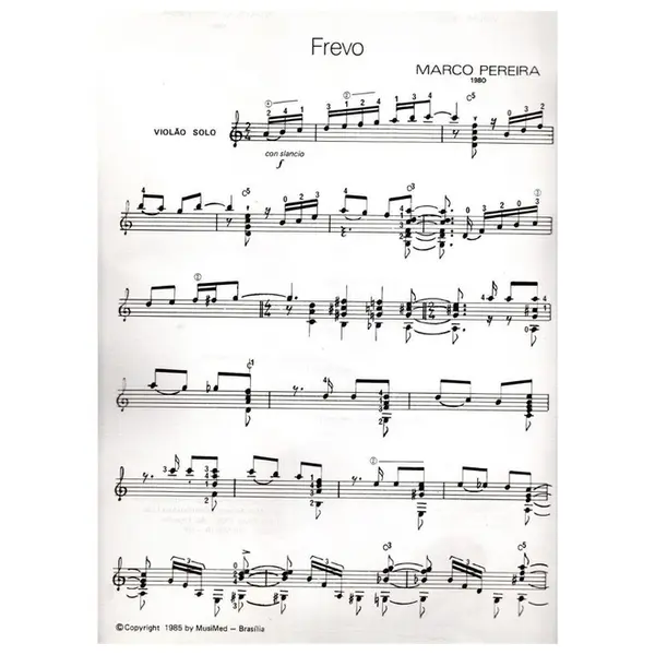 Frevo para violão solo