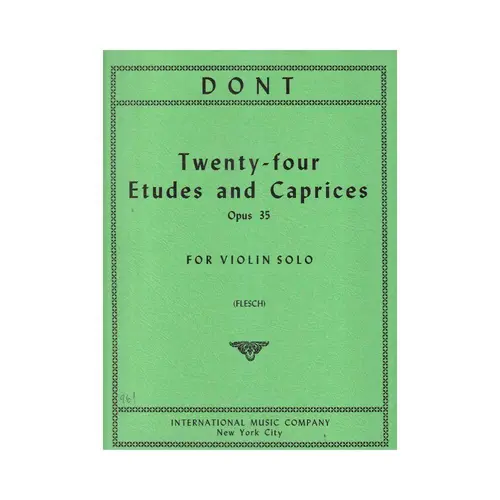 24 Etudes And Caprices - Op.35    (C.Flesch)
