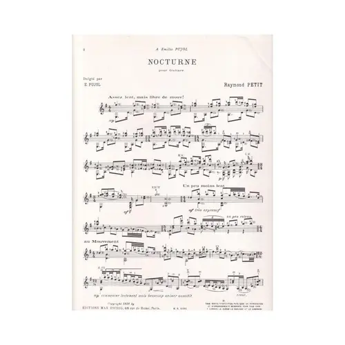Nocturne - (Pujol N.1207)  (Edição Antiga)