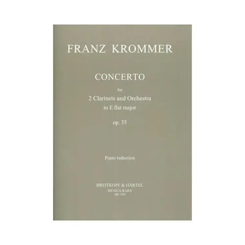 Concerto for 2 clarinets and Orchestra in E flat major Op.35