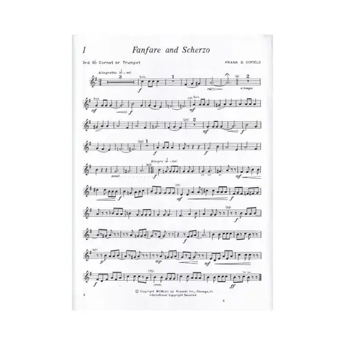Quartet Repertoire For Cornet/Trumpet - Third Bb Cornet Or Trumpet