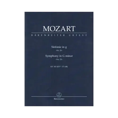 Symphony In G Minor N.25  - Kv 183  (Kv 173 Db) - study score