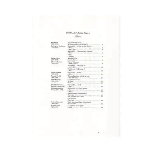 Orchester Probespiel - Oboe