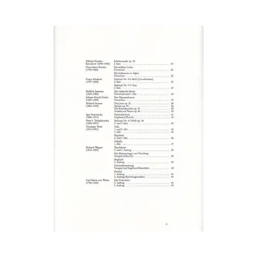Orchester Probespiel - Oboe