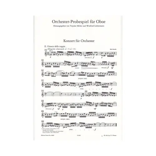Orchester Probespiel - Oboe