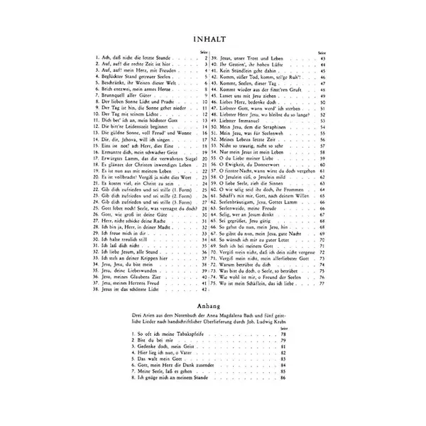 Sacred Songs and arias for voice and basso continuo