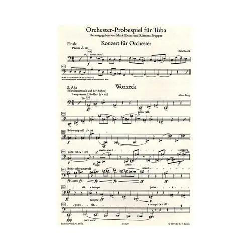 Orchester Probespiel  - Tuba