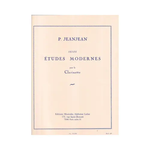Seize Etudes Modernes