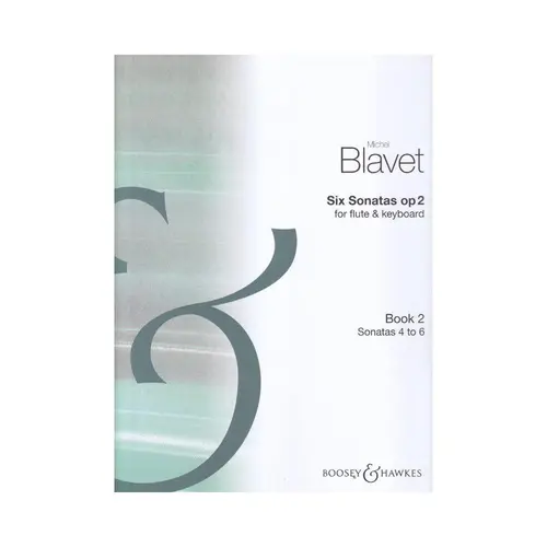 Six Sonatas For Flute And Keyboard Op.2 - Book 2 (Sonatas 4-6)