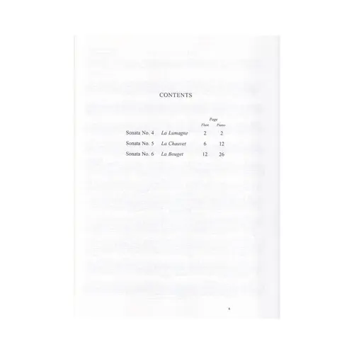 Six Sonatas For Flute And Keyboard Op.2 - Book 2 (Sonatas 4-6)