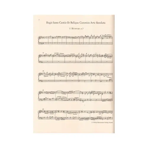 Musical Offering BWV 1079 - Study score