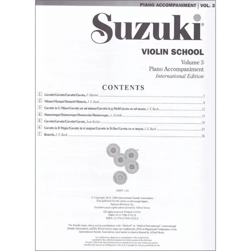 Suzuki Violin School Piano Accompaniment 03