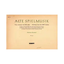 Alte Spielmusik - Old Pieces From The XVIII The Century