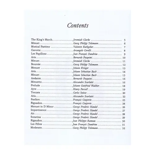 Easy Baroque Duets For Violin