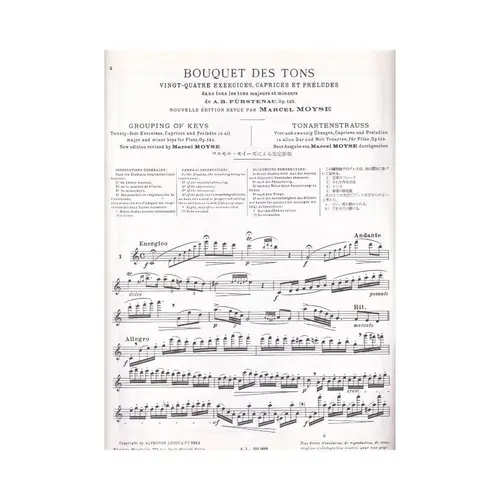 Bouquet Des Tons - Op.125
