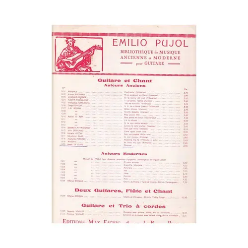 Chanson (Pujol 1320)