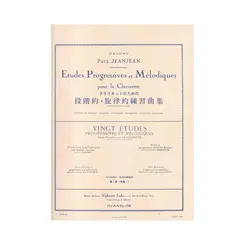 Vingt Etudes Progressives Et Melodiques Por La Clarinette Vol.1