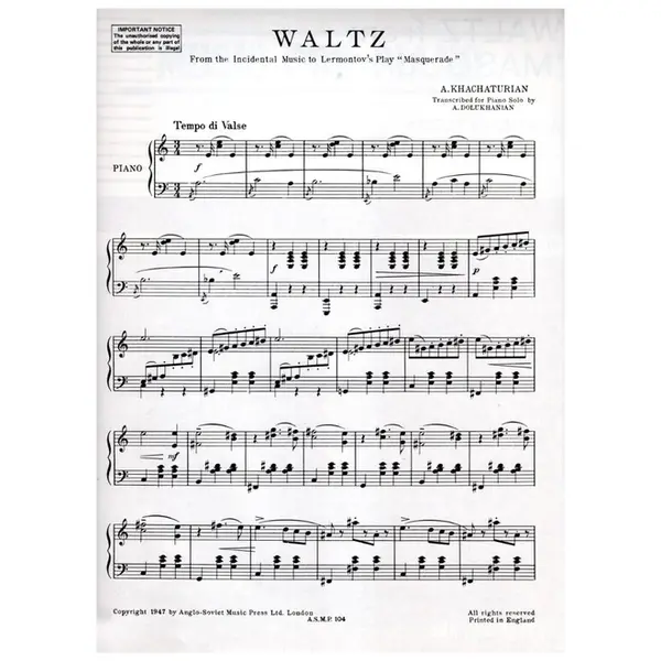 Waltz From Masquerade
