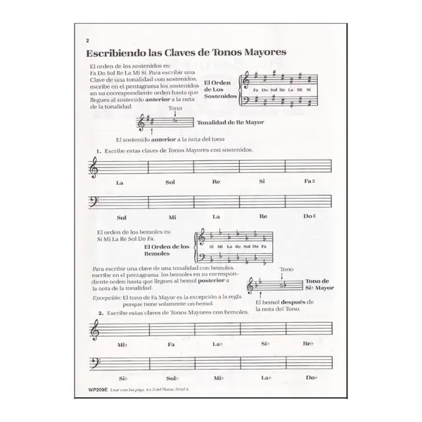 Bastien Piano Basico - Teoria Nivel 4