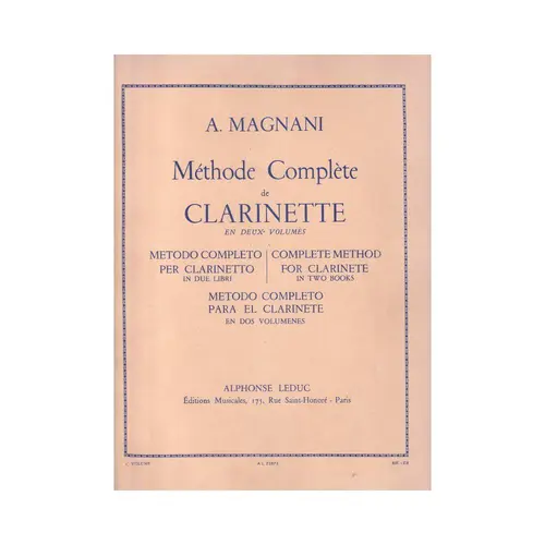 Methode Complete De Clarinette - Vol.2