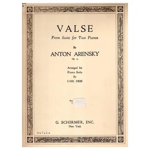 Valse Op.15
