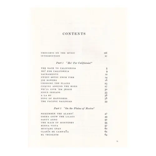 Songs Of The Great American West