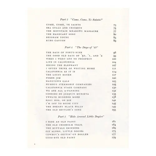 Songs Of The Great American West