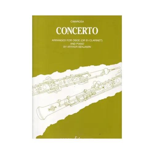 Concerto For Oboe (Or Bb Clarinet And Piano)