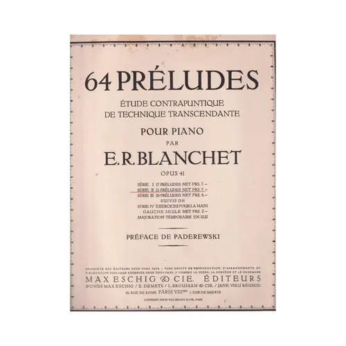 64 Preludes - Op.41 - Serie 2