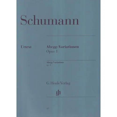 Abegg-Variationen - Op.1  - Urtext