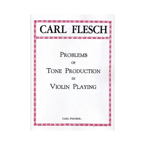 Problems Of Tone Production In Violin Playing