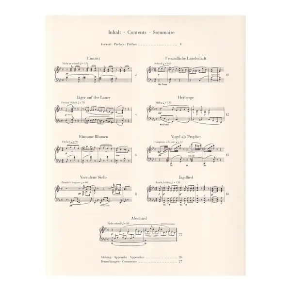 Forest Scenes Op.82  - Urtext
