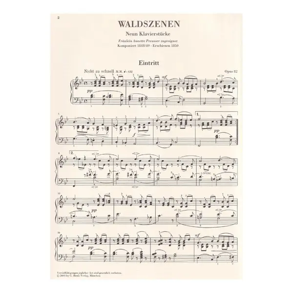 Forest Scenes Op.82  - Urtext