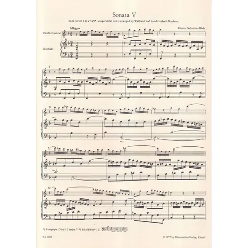 Sechs Sonaten Nach Bwv 525-530  - Vol.3
