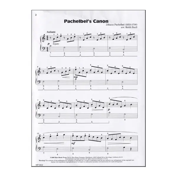 Pachelbel`S Canon (Piano)