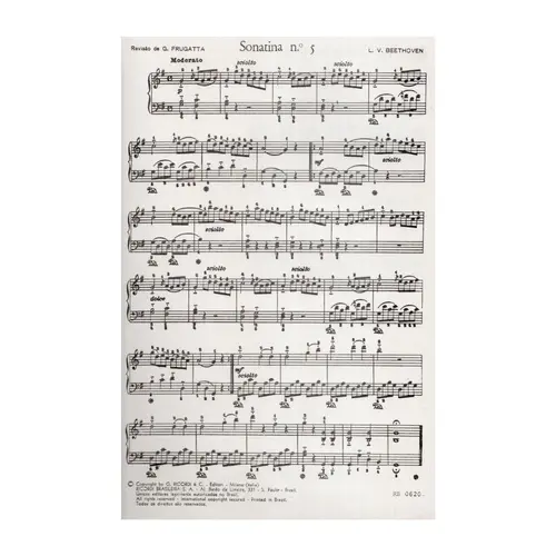 Sonatina N.5 Em Sol Maior - Frugatta