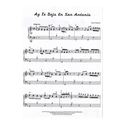 Tex-Mex Conjunto Classics for Accordion