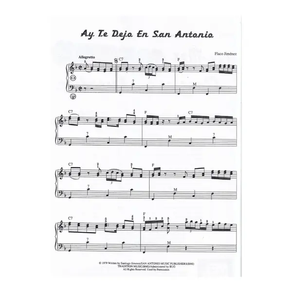 Tex-Mex Conjunto Classics for Accordion