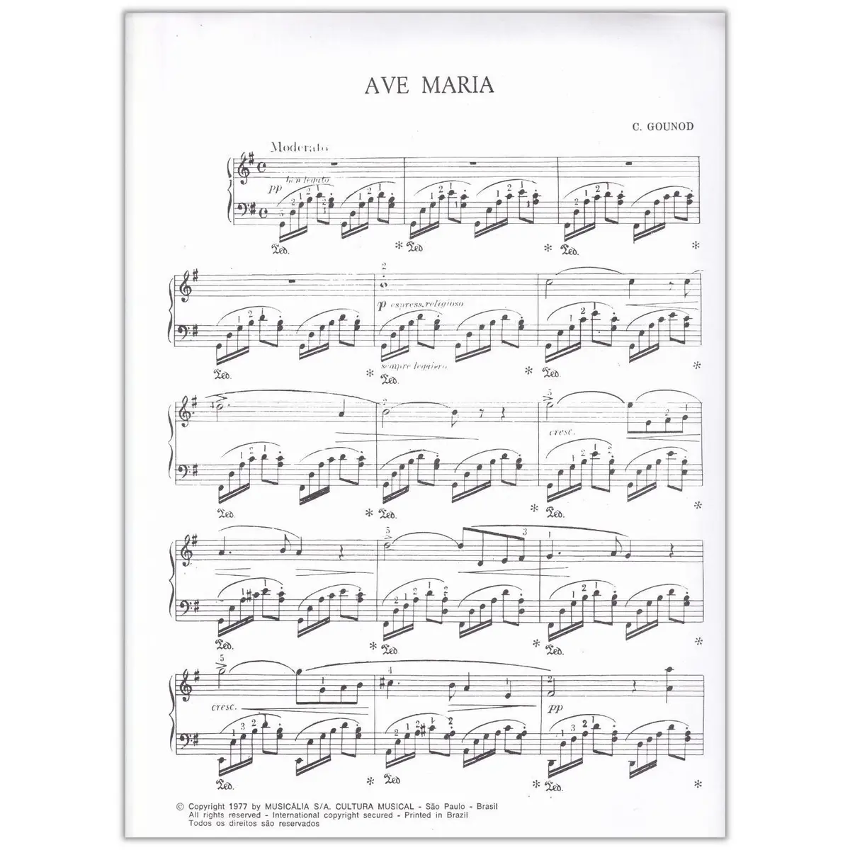 Ave Maria - Piano