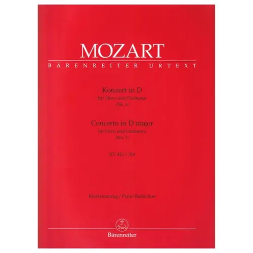 Concerto in D major for horn and orchestra N.1 - Kv 412 + 514
