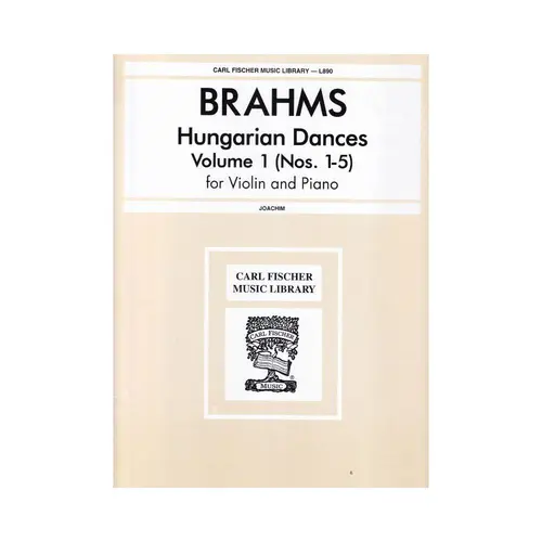 Hungarian Dances For Violin And Piano - Vol.1 (Ns.1-5)