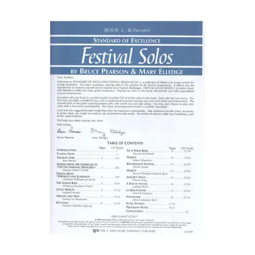 Festival Solos-Bk 2 -Trumpet