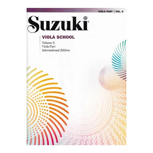Suzuki Viola School Vol.06 - Book Only