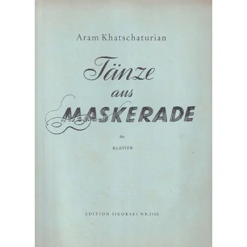 Tanze Aus Maskerade  (Edição Antiga)