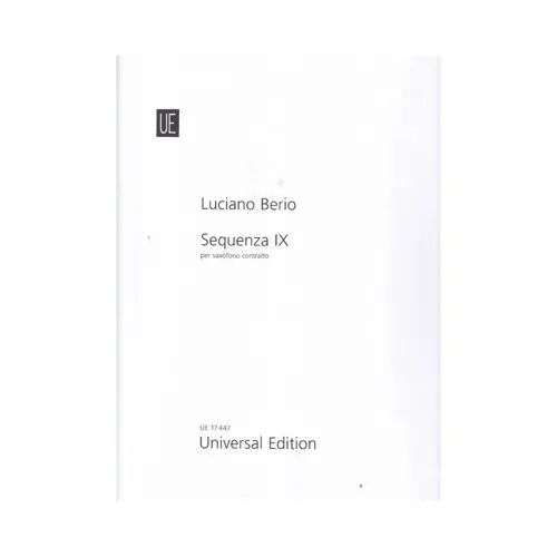 Sequenza Ix Per Alto Saxofono(1980)